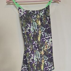 Colorful Abstract Print Lululemon Tank Top